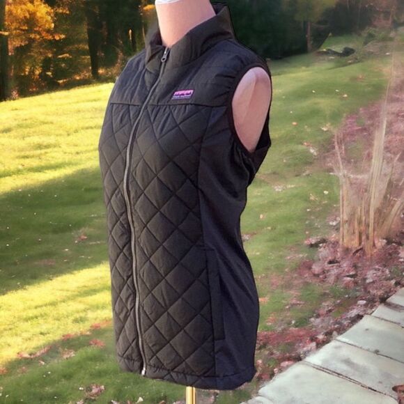 SIMPLY SOUTHERN NWT PUFFER VEST JACKET COAT BLACK MEDIUM SLEEVELESS - Picture 2 of 10